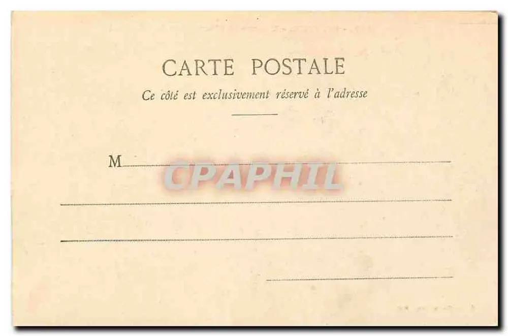 CANNES - Ondas e Montanhas do Esterel — Edição Gillet, n° 479 - Verso