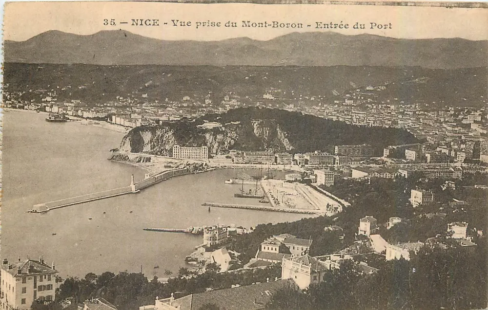 NICE - Ansicht vom Mont-Boron - Eingang zum Hafen — Verlag: Nice, Nr. 35 - Vorderseite