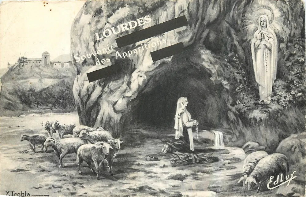 Lourdes — Lembrança das Aparições — Edição Llux - Frente