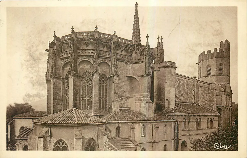 Viviers-sur-Rhône — Die Kathedrale und der Turm — Cim - Vorderseite