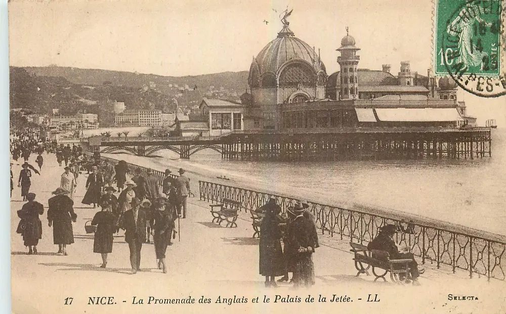 NICE - Die Promenade des Anglais und das Palais de la Jetée - LL - Vorderseite