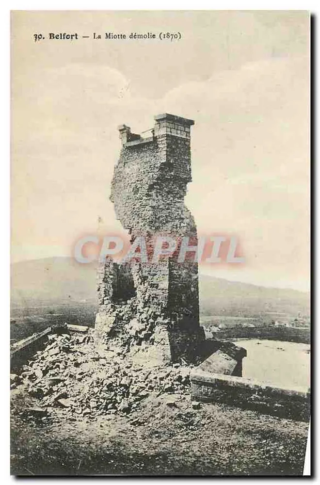 Belfort — De Miotte gesloopt (1870) - Voorkant