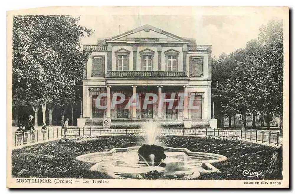 Montelimar (Drôme) — View of the Theatre — Combier Imp. Macon - Front