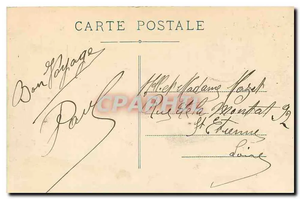 LYON — Place Carnot, Gare de Perrache et Hôtel Terminus — E. R. - Verso