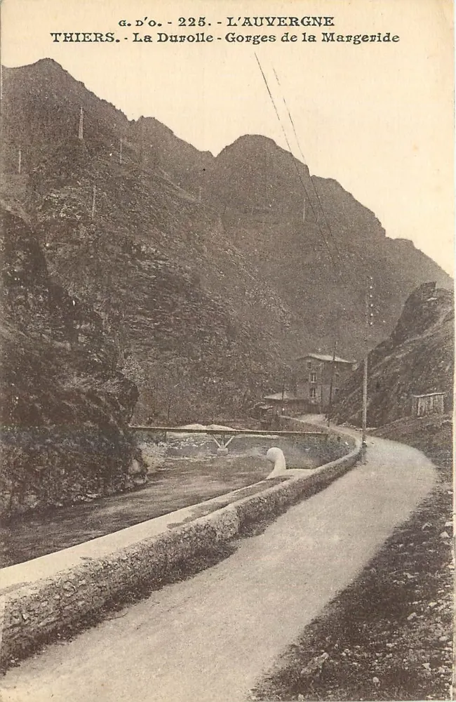 Thiers - La Durolle - Gorges de la Margeride — a.d.o. - 225 - L'Auvergne - Vorderseite