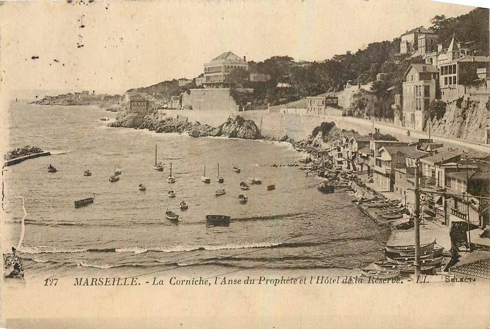 Marseille - Die Corniche, die Anse du Prophète und das Hôtel de la Réserve - LL Select - Vorderseite