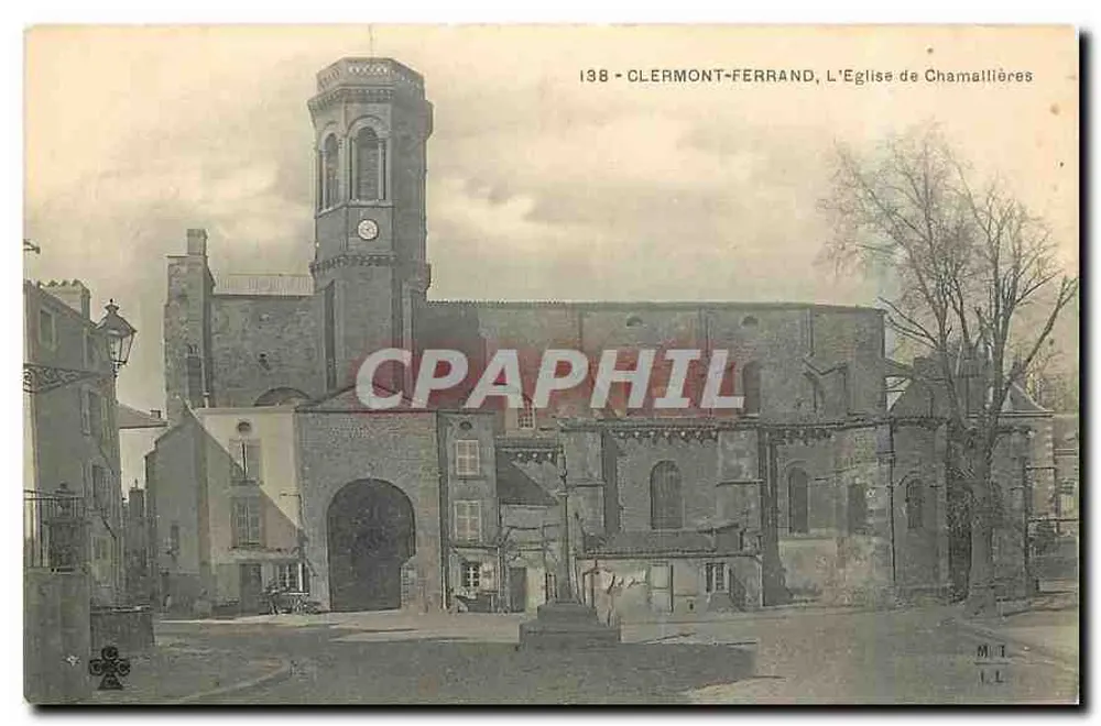 Clermont-Ferrand, A Igreja de Chamalières — n°138 - Frente