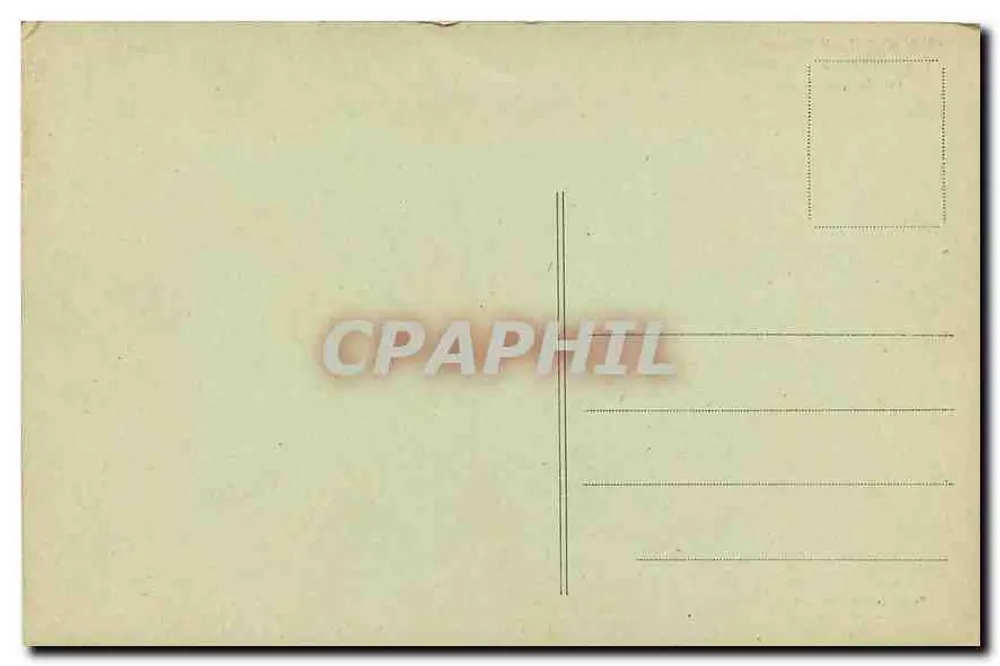 VÉZELAY (Yonne) — Ansicht vom Terrassenende des Tages — phot. Flamery, n° 372 - Rückseite