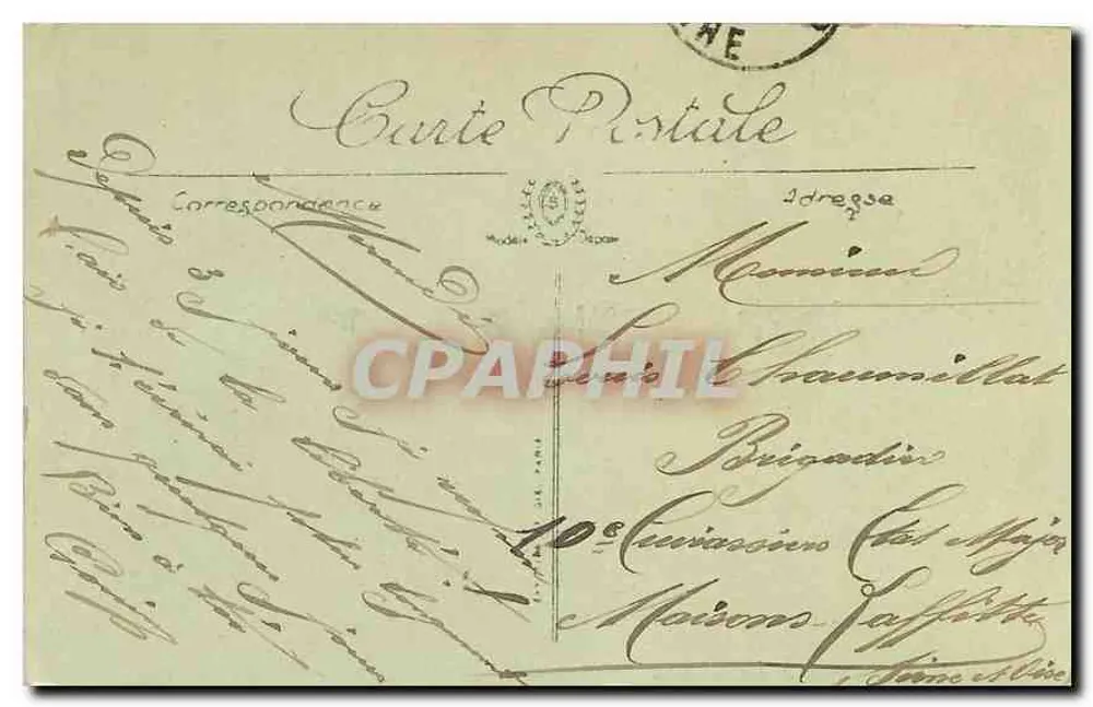 Saint-Chamond — Un Rincón del Jardín Público — LL. — Selecta - Reverso
