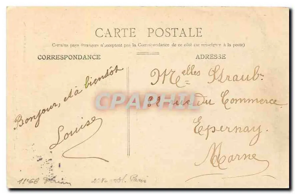 PARIS - Ruínas no Parc Monceau — PROCÉDÉS C. JEANGETTE - Verso