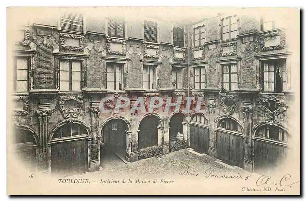 TOULOUSE — Interior da Casa de Pierre — Dons Journaux A.C.C. - Frente