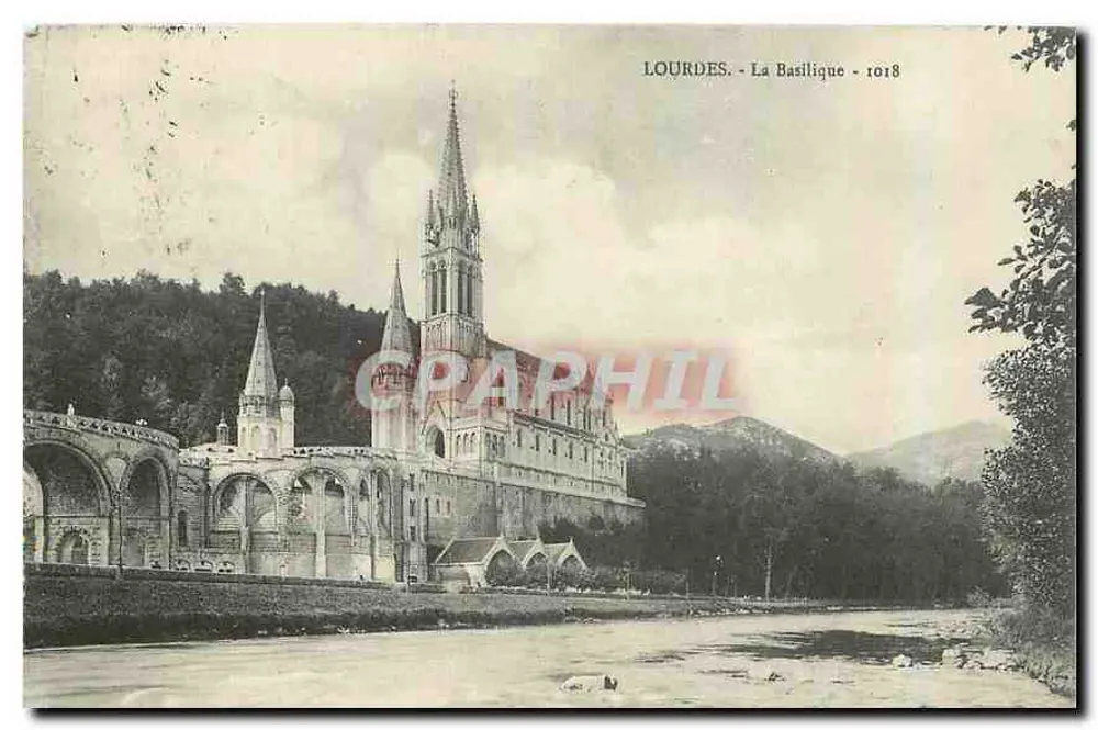 Lourdes - A Basílica - 1018 - Frente