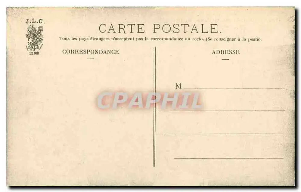 Paris — Jardim do Grand Palais — J.L.C. - Verso