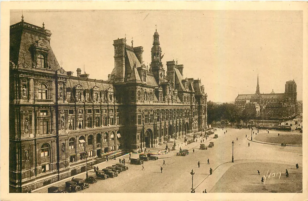 Paris — Rathaus — Éditions d'Art Yvory - Vorderseite