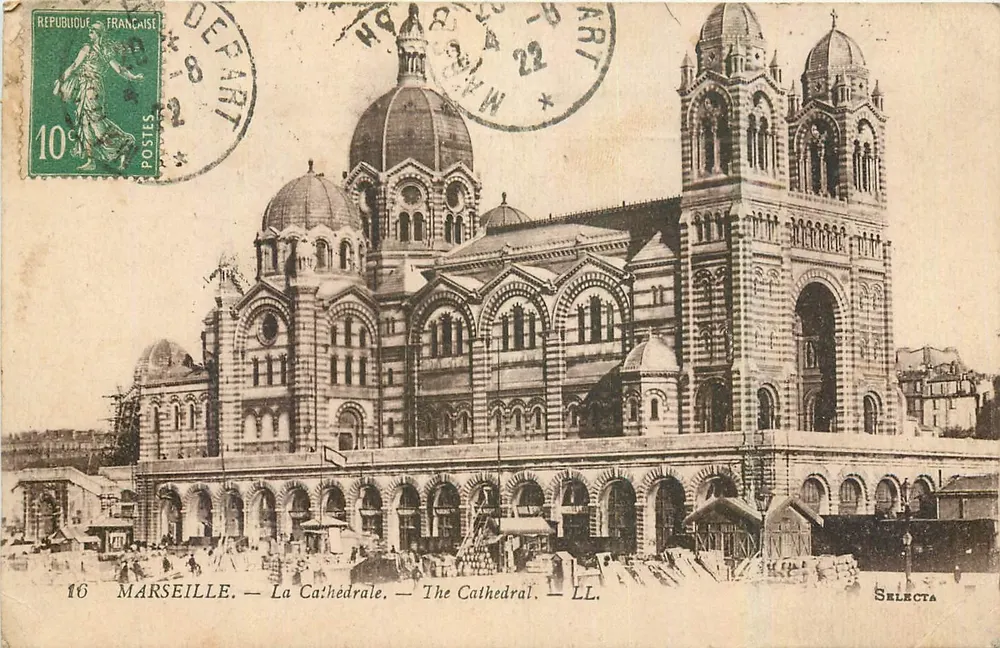Marselha — A Catedral — Selecta - Frente