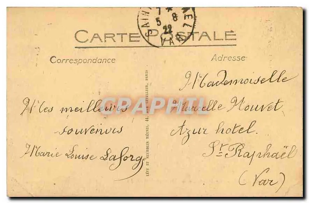 Marselha — A Catedral — Selecta - Verso