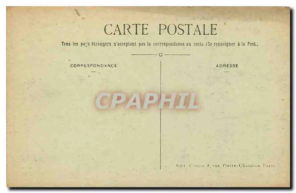 Paris — Panorama dos Oito Pontes — C.M. n°242 - Verso