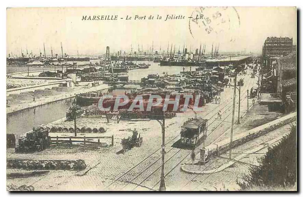 Marseille — Le Port de la Joliette — LR - Recto