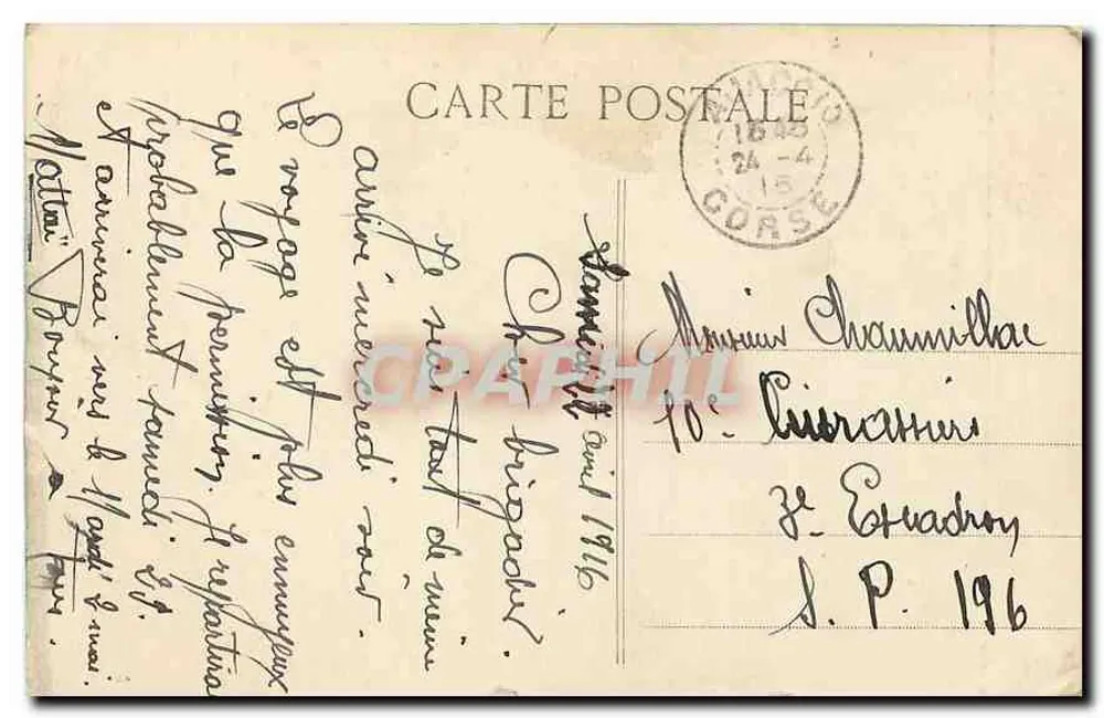 Marseille — Le Port de la Joliette — LR - Verso