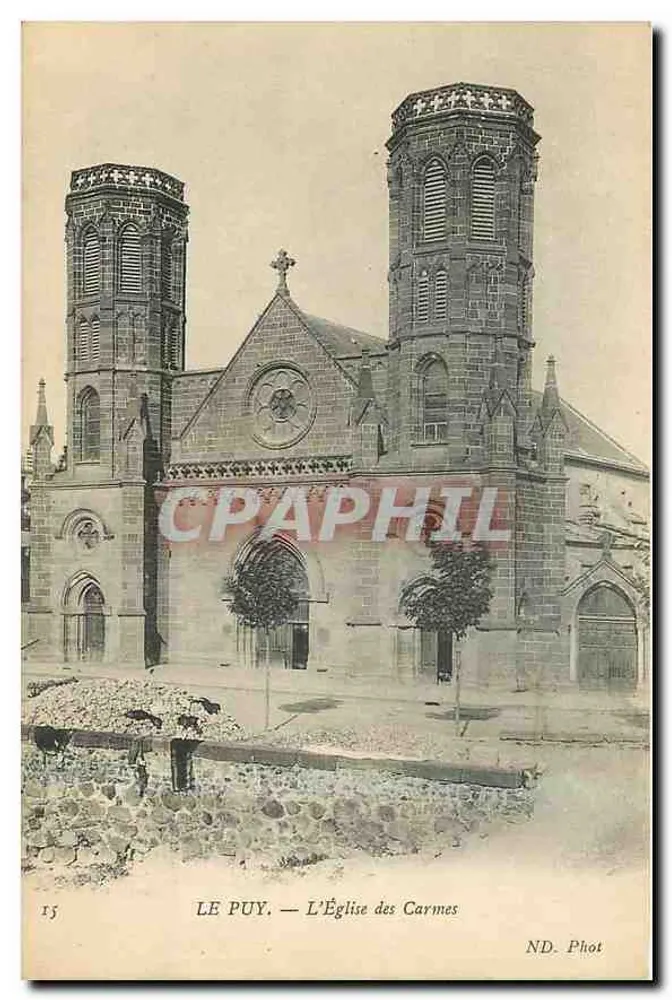 Le Puy — A Igreja dos Carmelitas — ND. Fot - Frente