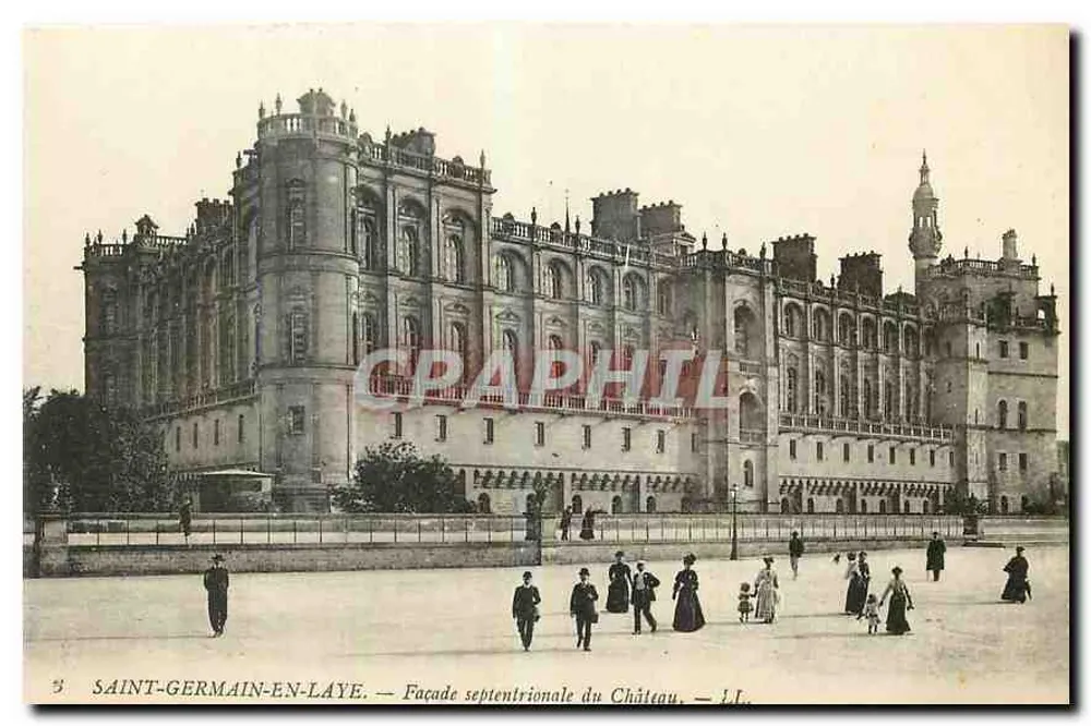 Saint-Germain-en-Laye — Façade septentrionale du Château — LL - Recto