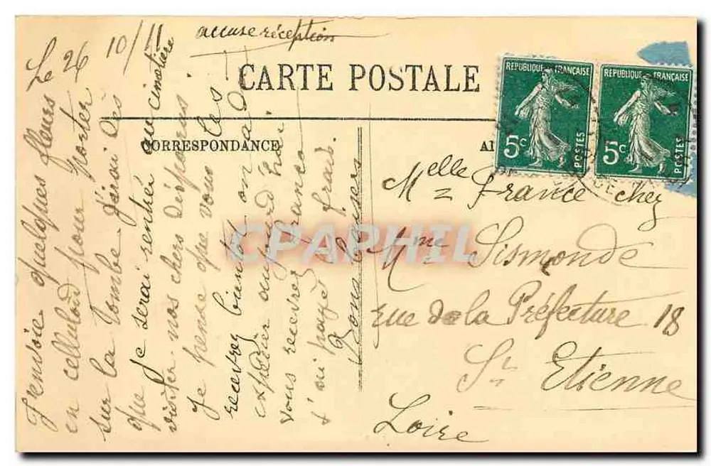 Paris (V°) — La Rue Soufflot et le Panthéon — LL. - Verso