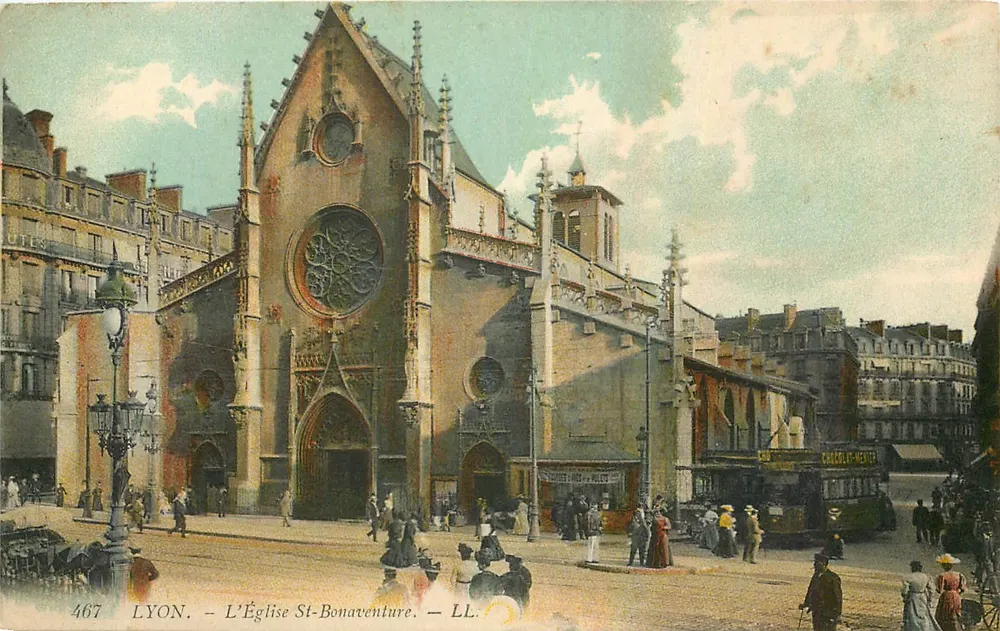 LYON - A Igreja de São Bonaventura — LL. n° 467 - Frente