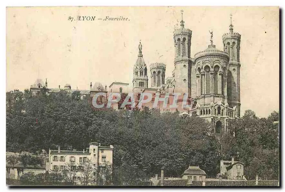 LYON — Fourvière — Editora desconhecida, n° 87 - Frente