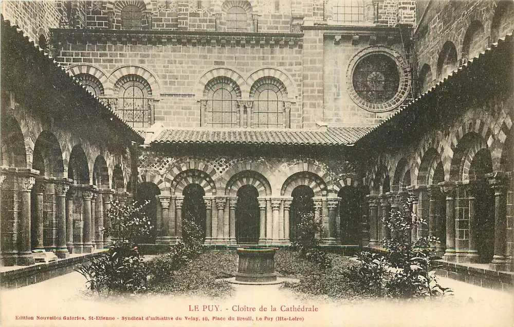 Le Puy - Klasztor katedry — Wydawnictwo Nowe Galerie, St-Etienne - Awers