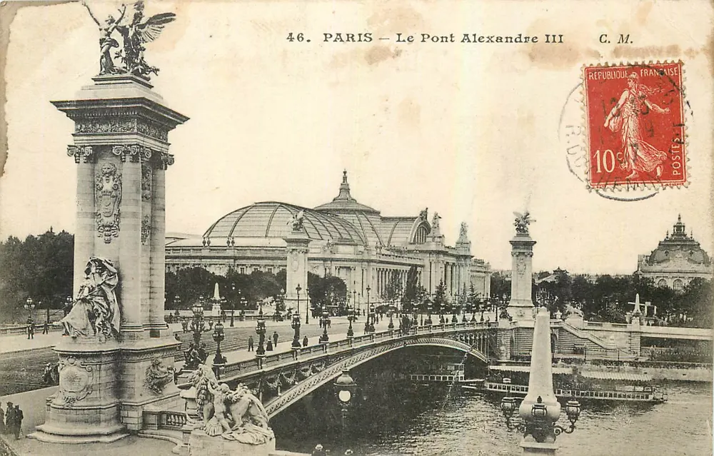 Paris — O Ponte Alexandre III — C.M. n°46 - Frente