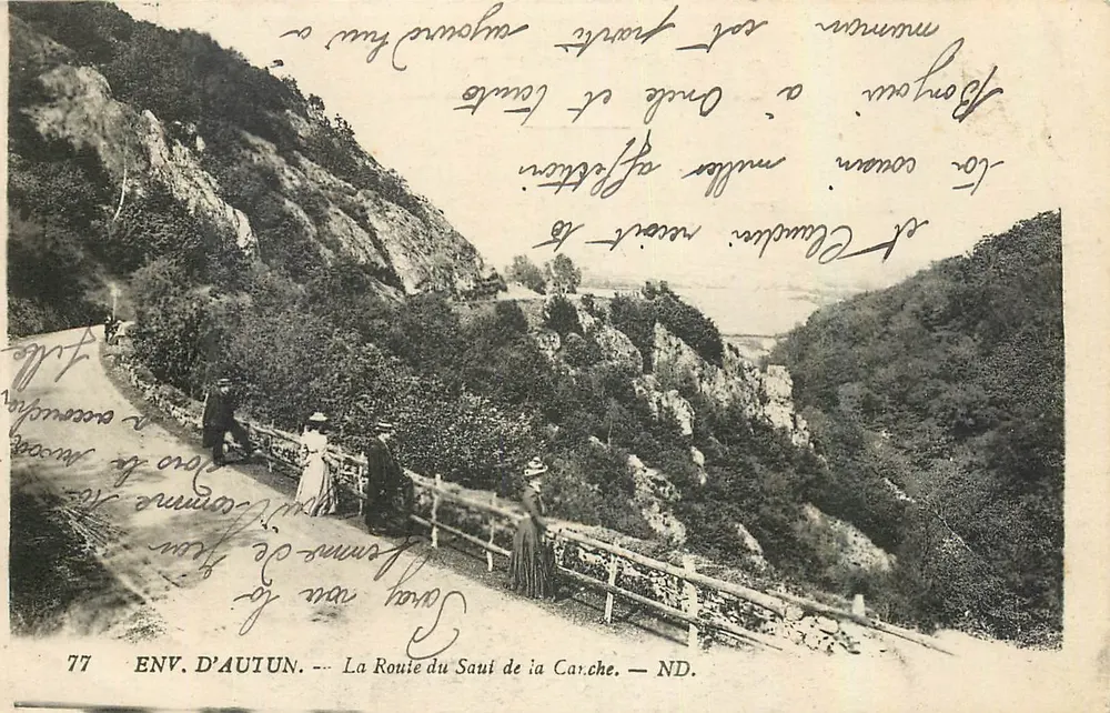 Env. d'Autun — A Estrada do Saul de la Carche — ND. - Frente