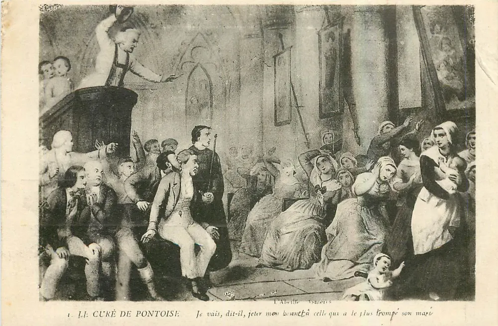 O Curá de Pontoise — O Abbé A. Vehors — Imp. Brial, Asnières - Frente