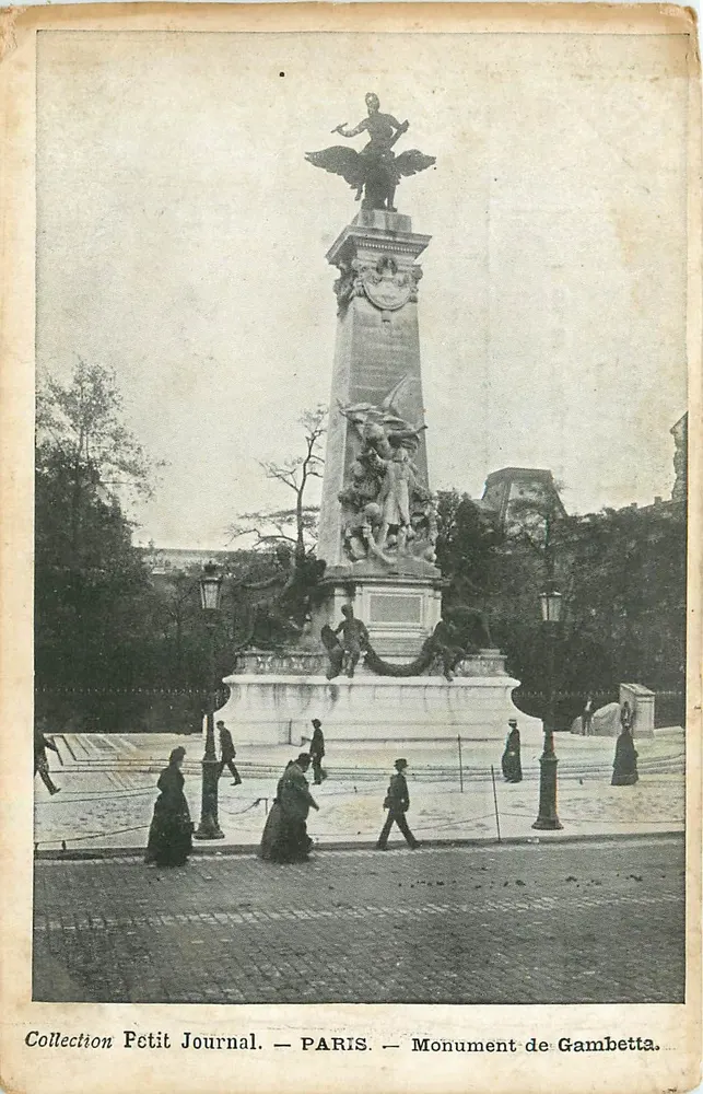 Parigi — Monumento a Gambetta — Collection Petit Journal - Recto