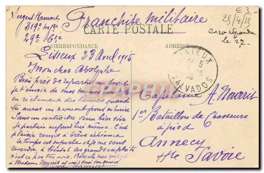 Lisieux — Le Jardin Public et le Musée — LL. - Verso