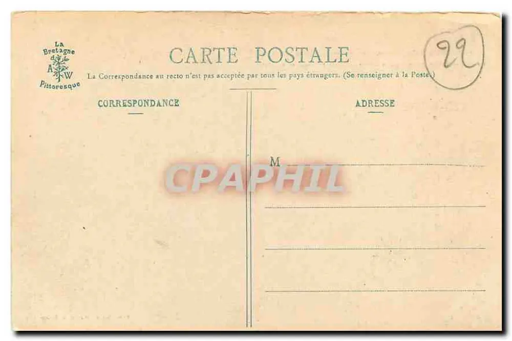 PLOUMANACH - Ansicht des Oratoriums von St-Guirec — Sammlung A. Waron, St-Brieuc - Rückseite