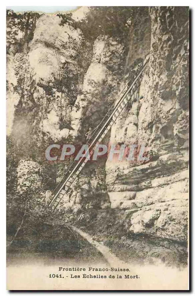 Frontiera Francese-Svizzera — Le Scale della Morte — Ch. Girardot & Cie, 1041 - Recto