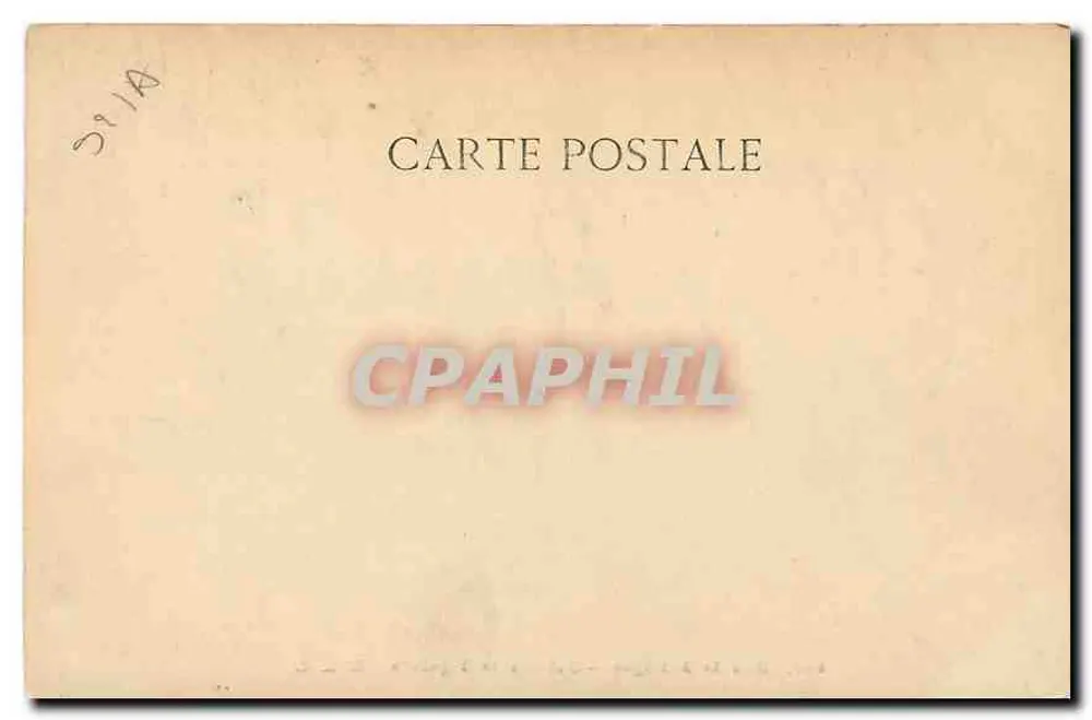 Bois de Boulogne — Château de Bagatelle — C.L.C. n°487 - Verso