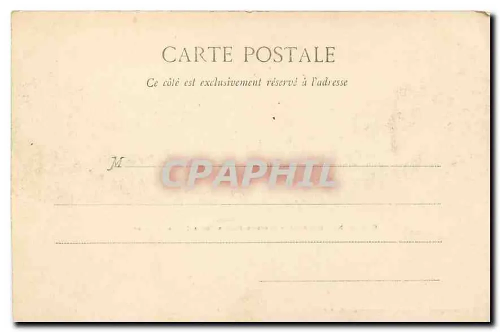 Clermont-Ferrand - Casa de Artilharia Desaix (do 36º Regimento de Artilharia) — Lib. Bougé-Béal, 21 rue de l'Ecu, Clermont-Ferrand - Verso