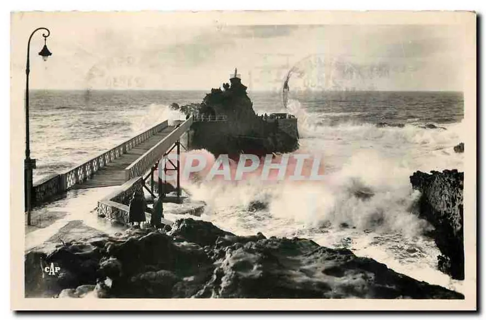 Biarritz - Rocha da Virgem — editor C.A.P. n° 212 - Frente
