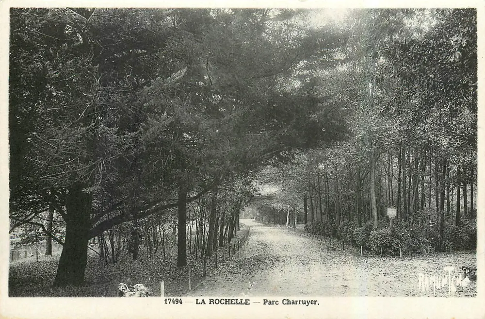 La Rochelle — Parque Charruyer — editor Auguste Tardif, n° 17494 - Frente