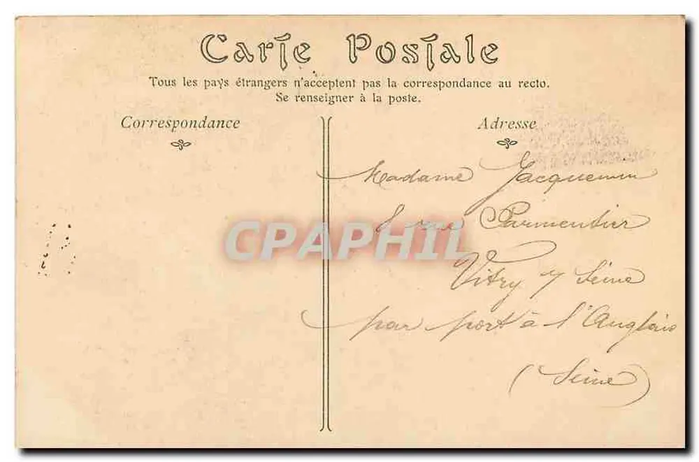 Dieppe — Katedra św. Jakuba — N.D. Prat, nr 11 - Rewers