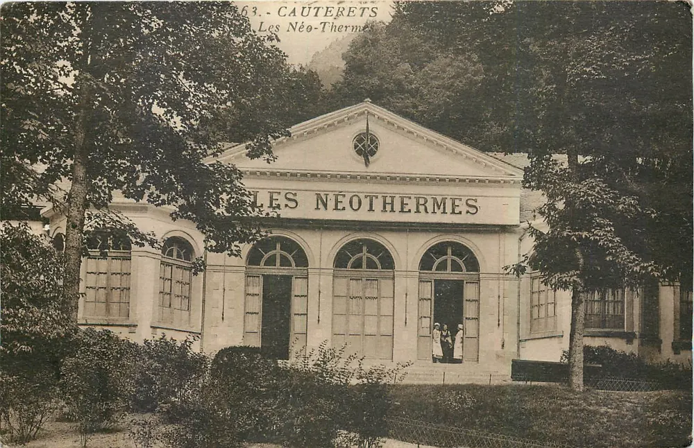 Les Néo-Thermes — Cauterets — Edição E. Quinault, n°63 - Frente