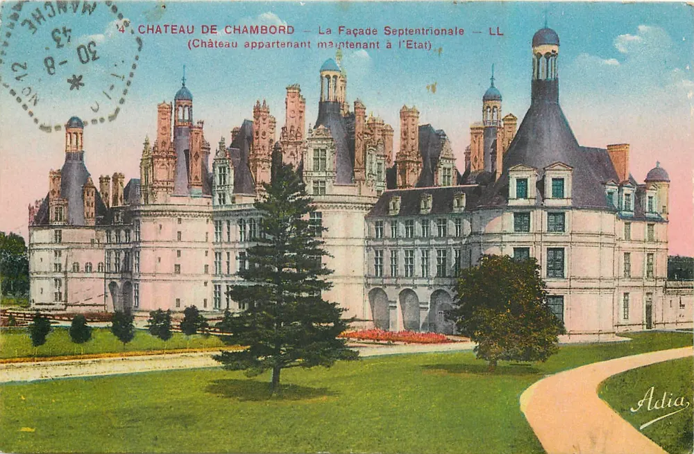 Château de Chambord — La Façade Septentrionale — Adlia, LL - Recto