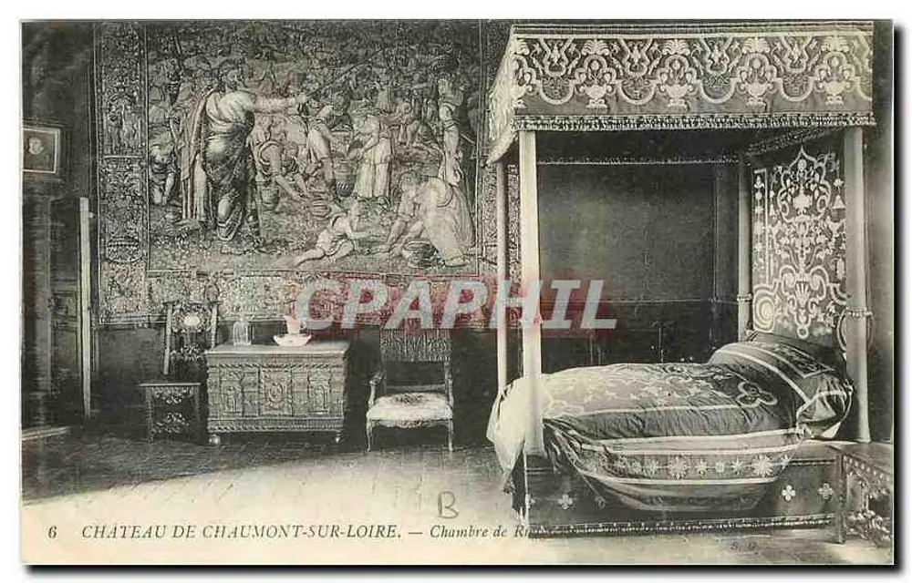 Castelo de Chaumont-sur-Loire — Quarto do Rei - Frente