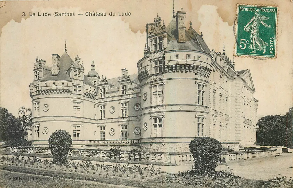 Le Lude (Sarthe) — Het kasteel van Le Lude — Ed. C. Lepage, Le Lude - Voorkant