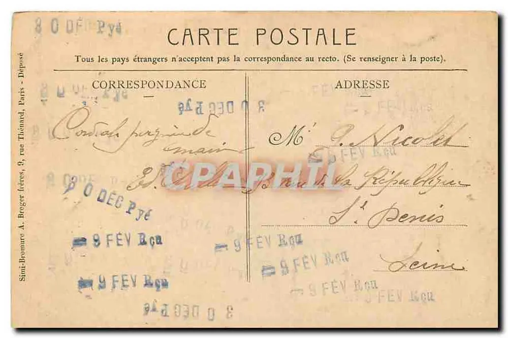 Beauvais — A Catedral — Editora: Carta Postal - Verso