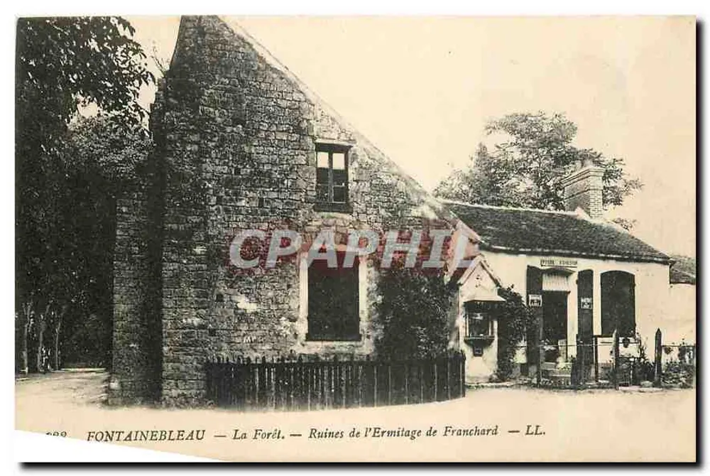 Fontainebleau — Die Forêt — Ruinen des Hermitages von Franchard — LL. - Vorderseite