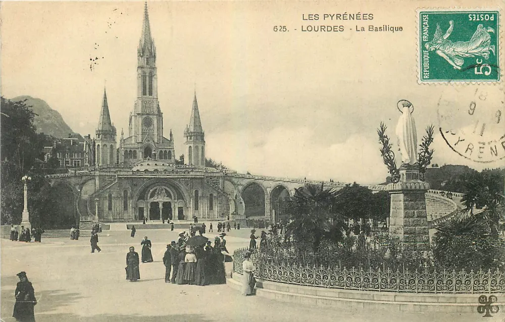 Lourdes - De Basiliek — De Pyreneeën, n°625 - Voorkant