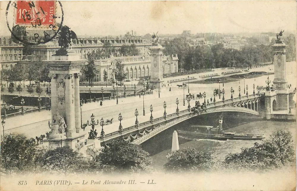 Paris (VIIIe) — O Ponte Alexandre III — LL. — 875 - Frente