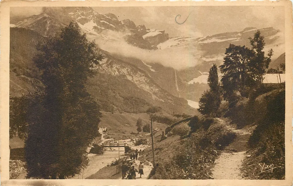 Gavarnie — Le Cirque vu du Village — Édition Photo-Quimault, Lourdes - Recto